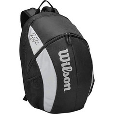 Рюкзак Wilson Team Backpack, WR8005901001, с карманом под 2 тен. ракетки, черно-серый