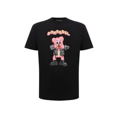 Хлопковая футболка DOMREBEL
