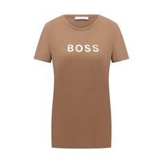 Хлопковая футболка BOSS