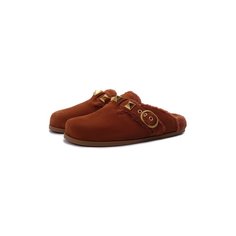 Замшевые сабо Roman Stud Valentino