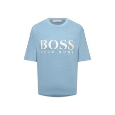 Хлопковая футболка BOSS