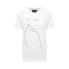 Хлопковая футболка Emporio Armani