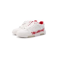 Кожаные кеды Out Of Office Off-White