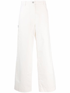 Jil Sander широкие брюки с заниженной талией
