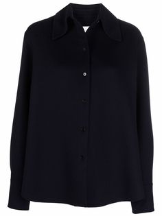 Jil Sander кашемировая рубашка с длинными рукавами