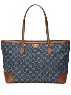 Gucci сумка-тоут Ophidia среднего размера с узором GG