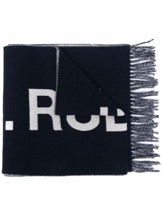 A.P.C. шерстяной шарф с логотипом