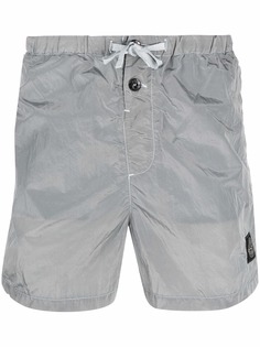 Stone Island плавки-шорты с нашивкой-логотипом