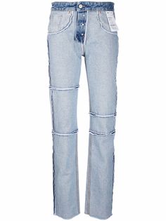 MM6 Maison Margiela джинсы Inside-Out прямого кроя