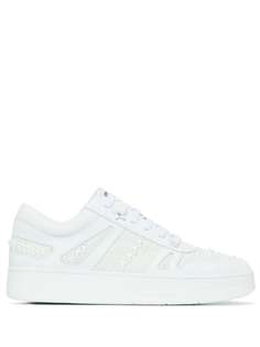 Jimmy Choo JIMMY HAWAII LT SNKR LCUP PRL DTL LTHR