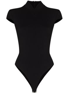 Wolford боди с воротником-стойкой из коллаборации с Amina Muaddi