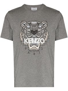 Kenzo футболка с принтом Tiger