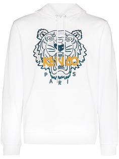 Kenzo худи свободного кроя с вышивкой Tiger