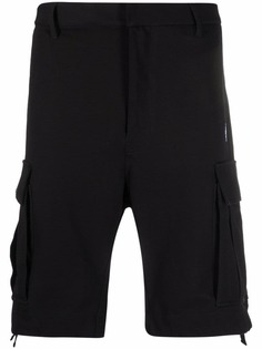 Marcelo Burlon County of Milan CROSS CARGO SWEATSHORTS BLACK WHITE