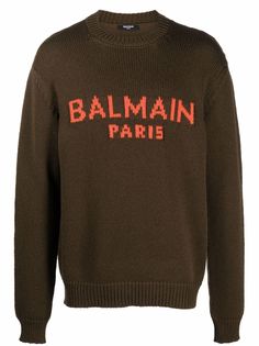 Balmain джемпер жаккардовой вязки