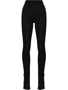 MM6 Maison Margiela high-waist ribbed leggings