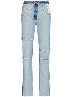 MM6 Maison Margiela джинсы Inside-Out прямого кроя