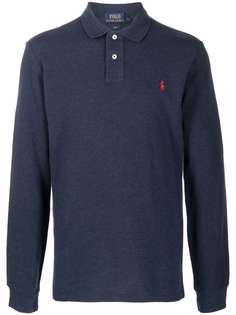 Polo Ralph Lauren рубашка поло с длинными рукавами и логотипом Polo Pony