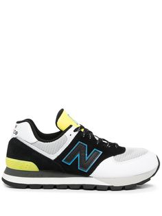 New Balance кроссовки 574 с нашивкой-логотипом
