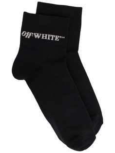 Off-White носки с логотипом