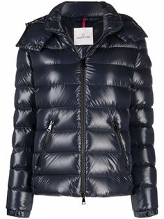 Moncler пуховик с капюшоном