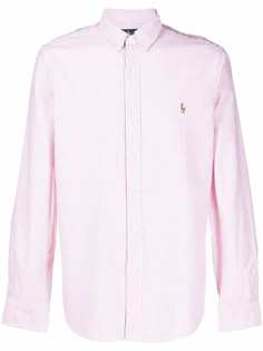 Polo Ralph Lauren полосатая рубашка с вышивкой Polo Pony