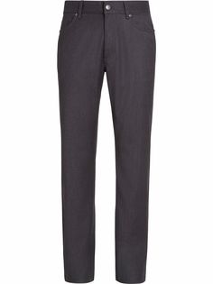 Ermenegildo Zegna прямые джинсы из шерсти