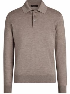 Ermenegildo Zegna рубашка поло с длинными рукавами