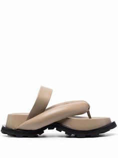 Jil Sander сандалии с плетеными ремешками