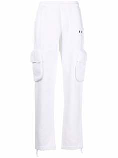Off-White спортивные брюки с логотипом