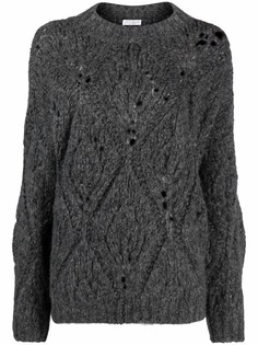 Brunello Cucinelli джемпер крупной вязки