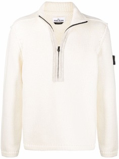 Stone Island джемпер из смесовой шерсти с нашивкой Compass