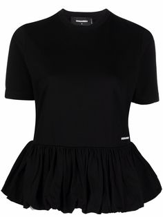 Dsquared2 топ с короткими рукавами и баской