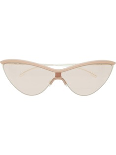 Mykita солнцезащитные очки в оправе кошачий глаз из коллаборации с Maison Margiela