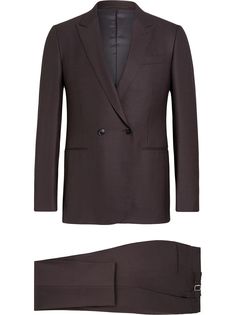 Ermenegildo Zegna костюм с двубортным пиджаком