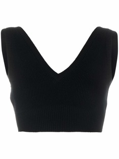 Pinko укороченный топ в рубчик