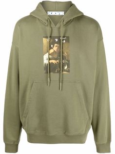 Off-White худи с принтом