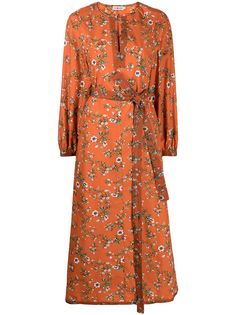 Tory Burch платье-туника с цветочным принтом