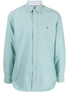 Polo Ralph Lauren рубашка оксфорд с вышивкой Polo Pony