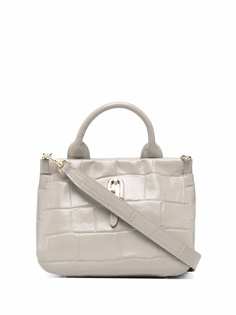 Furla мини-сумка с тиснением под крокодила