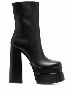 Versace ботильоны на блочном каблуке