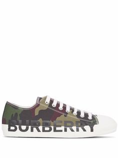 Burberry кеды с логотипом