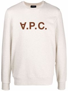 A.P.C. толстовка с круглым вырезом и логотипом