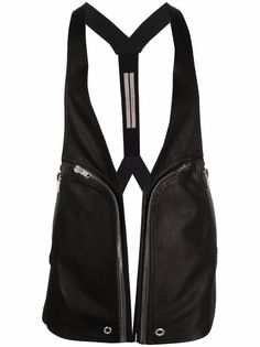 Rick Owens жилет с карманами на молнии