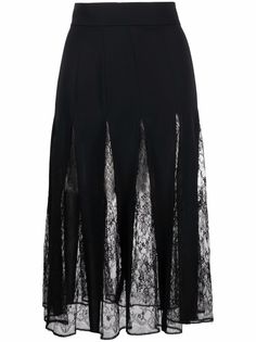 Dolce & Gabbana юбка А-силуэта из цветочного кружева