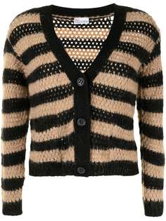 RED Valentino кардиган в полоску