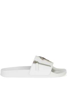 Giuseppe Zanotti шлепанцы Brett с логотипом
