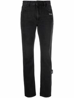 Off-White BLACK DENIM STRAIGHT LEG BLACK NO COLOR