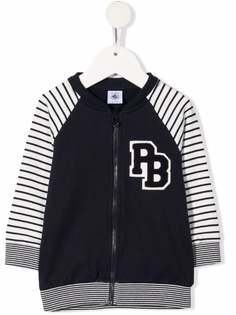 Petit Bateau куртка с нашивкой-логотипом