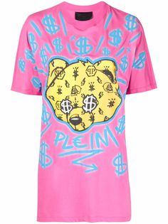 Philipp Plein футболка с принтом Money Teddy Bear